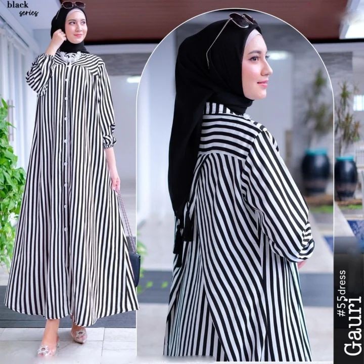 Games Maxi Brokat Pengajian S M L Xl Xxl Remaja Ibuibu Baju Ld 100 110 120 Longdress Gsmis Lowo Midi
