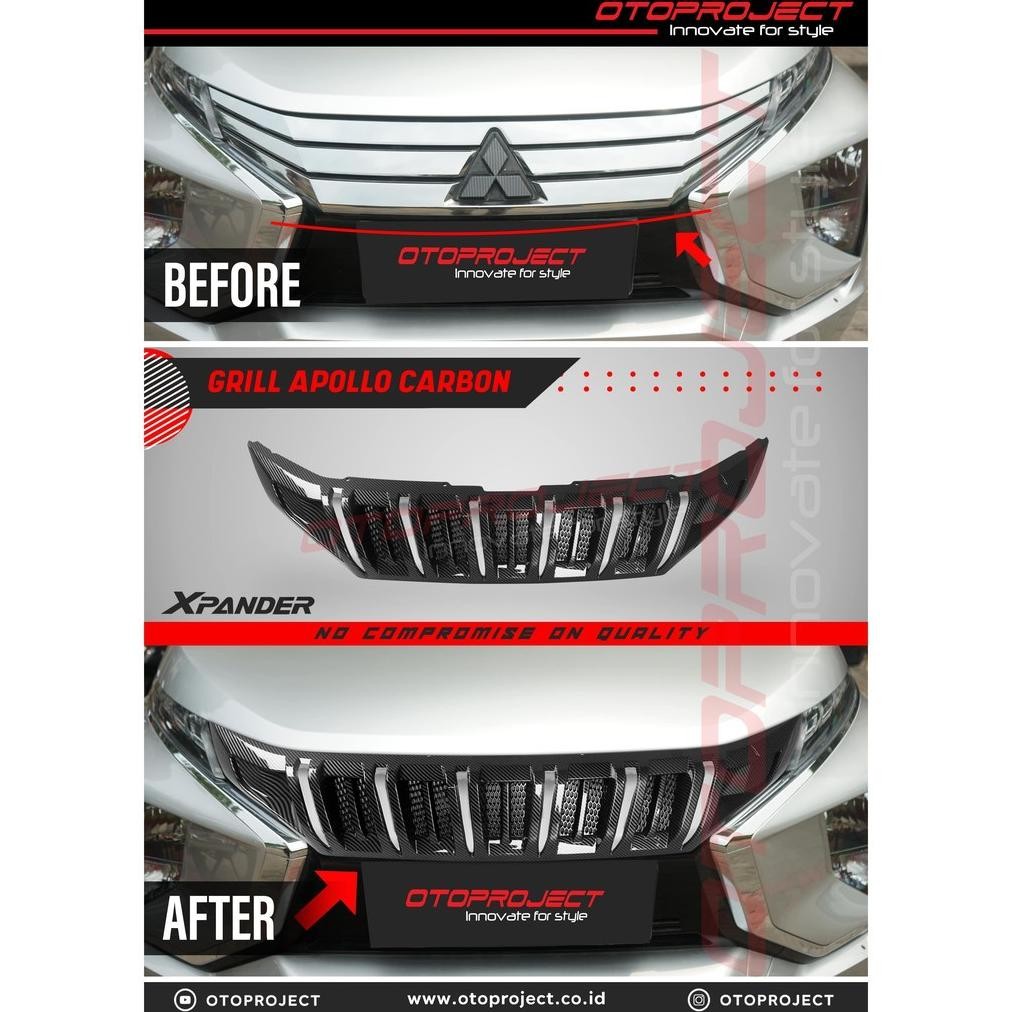 Otoproject - Front Grill Apollo Carbon Xpander Gosend