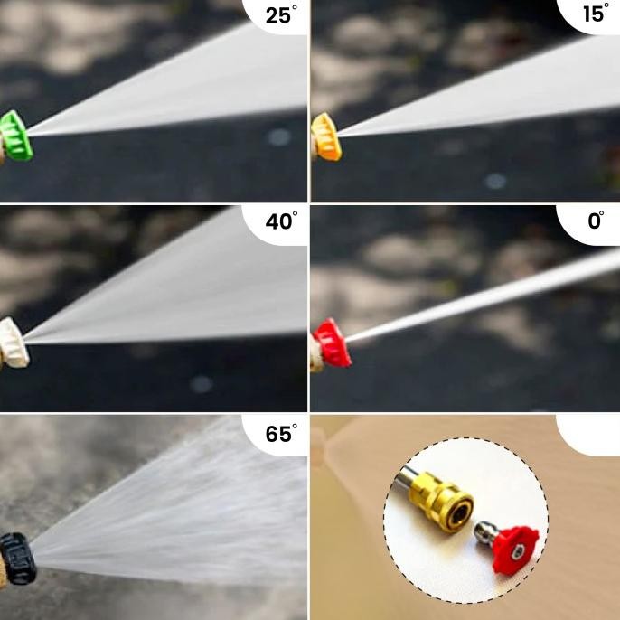 Promo Nozzle Spray Tip Quick Release Pressure Jet Cleaner Kepala Spray 1/4 " Autopramie AP-QR 2012 C