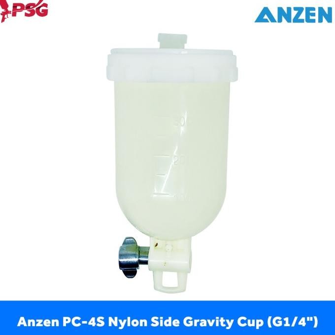 

Promo Anzen side-gravity paint cup PC-4S nylon (untuk diameter 1/4") COD