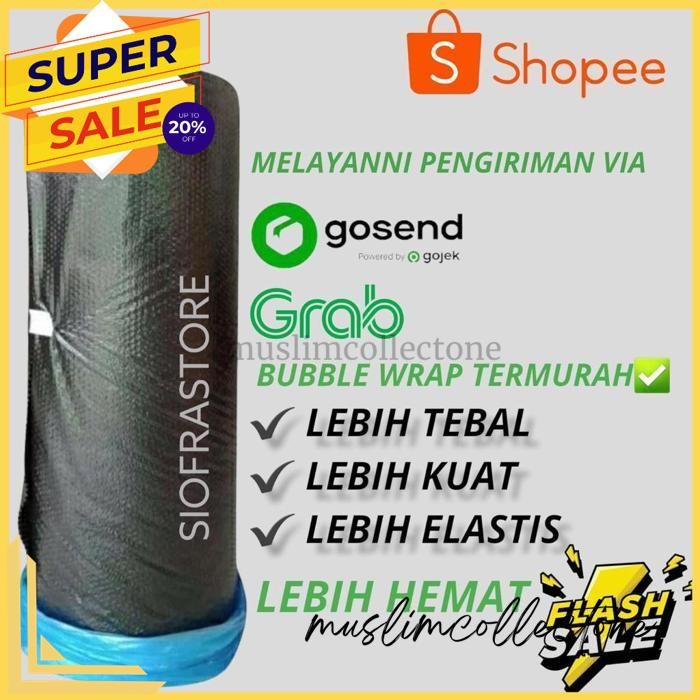 

BUBBLE WRAP ROLL 125 CM X 50 M TERMURAH BEST PRODUK