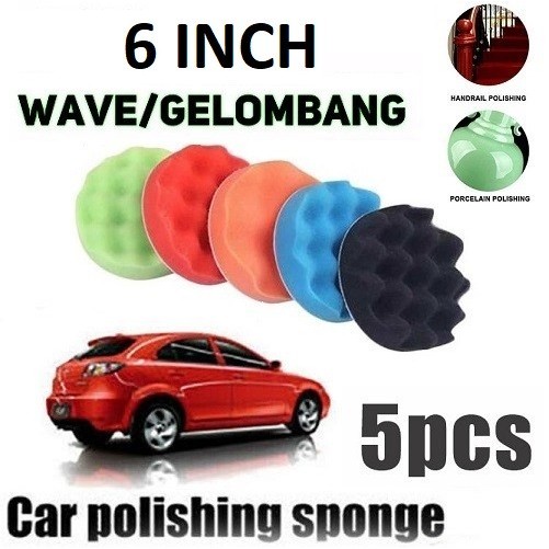 Busa Pad Buff Poles Detailing Kit 6 Inch Backing Pad Dan Drill Adapter Poles Untuk Mobil 6" Buffing