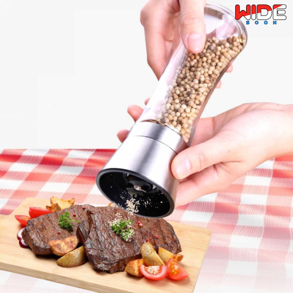Leten Alat Penggiling Biji Lada Spices Pepper Mill Grinder - 9179