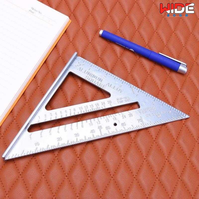 

Taffware Penggaris Siku Mistar Triangle Ruler Aluminium Alloy - VK18