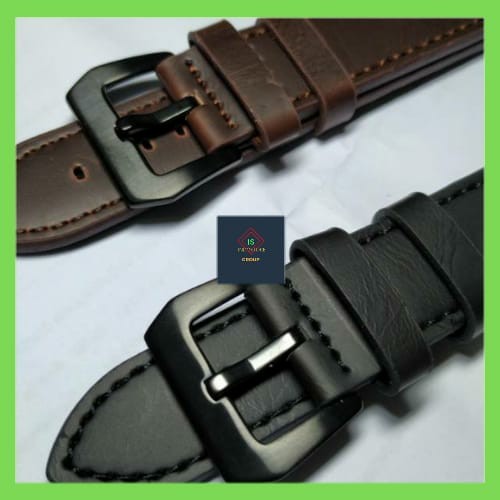 Tali Kulit Jam Tangan Fossil Strap 20 22 24 Mm Leather Strap Fossil 22