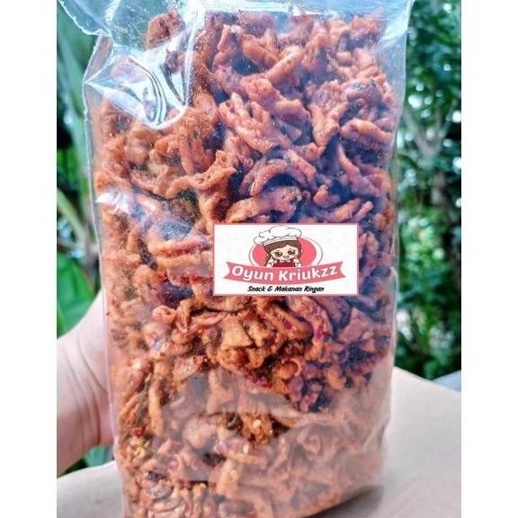 

TERBARU [ PROMO ] USUS AYAM CRISPY PEDAS JERUK 500 GRAM / USUS AYAM CRISPY !!!!!