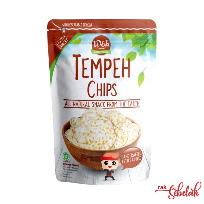 

BIG SALE KERIPIK TEMPEH CHIPS WOH 100GR !!!!!