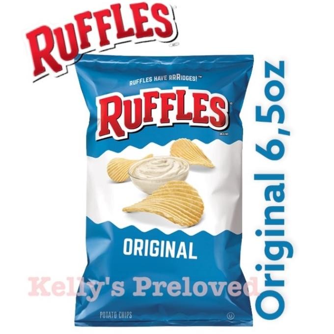 

NEW PRODUK RUFFLES POTATO CHIPS 6.5 OZ ( 184 GRAM ) | PRODUCT OF USA !!!!!