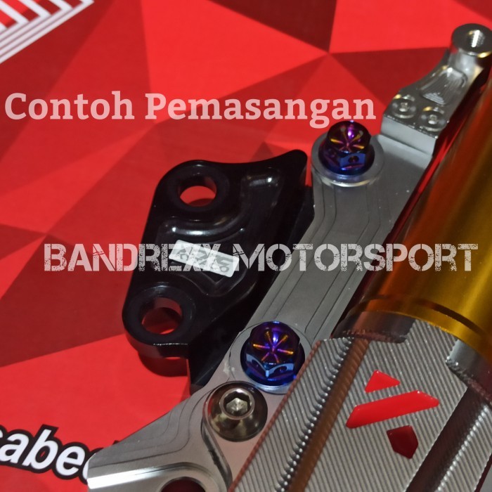 Bracket-Breket Kaliper Brembo 4P- Ktc 4 P For Shockbreaker Ktc Sff-07