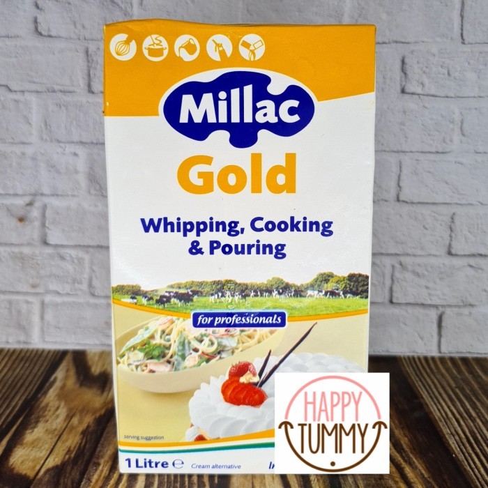 

STOK TERBATAS Millac gold whipping cream cooking milac gojek grab only Kode 1175