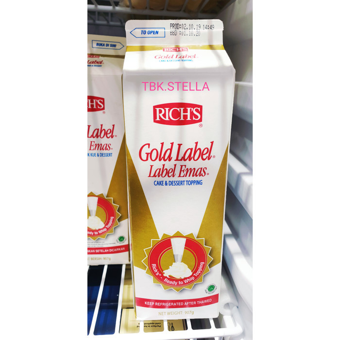 

PROMO RICHS GOLD LABEL WHIPPING CREAM 907 GR Kode 220