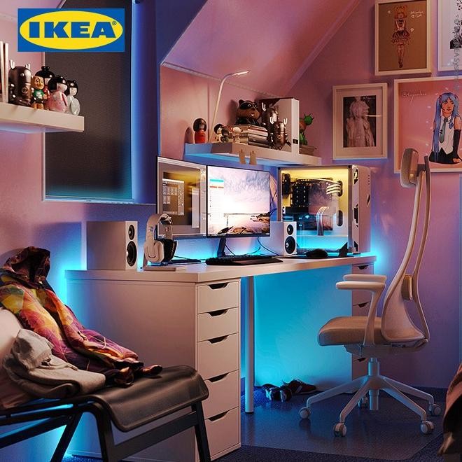 Ikea Alex Unit Laci Putih Minimalis 36X70 Cm Barangbaru