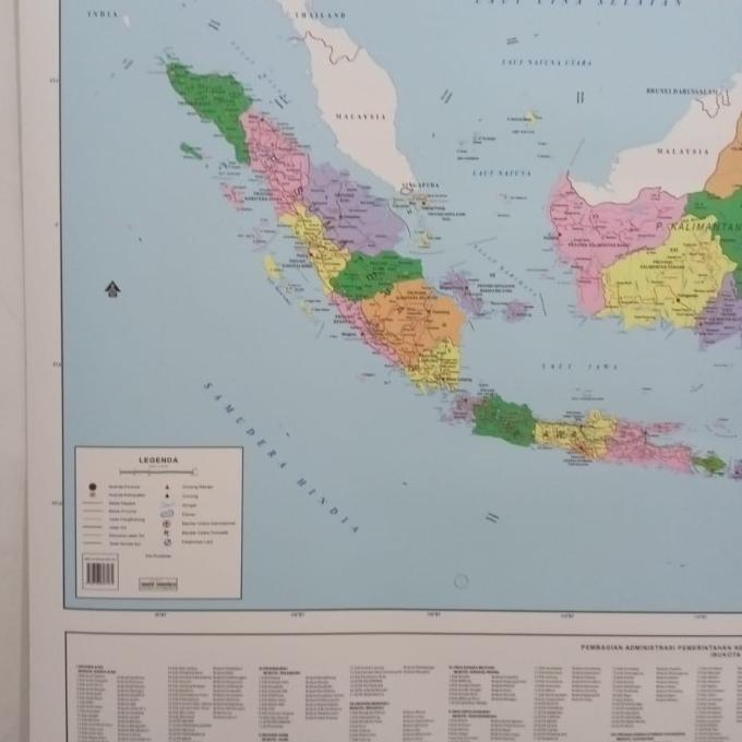 

peta indonesia besar peta dinding 38 prov