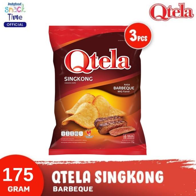 

NEW PRODUK QTELA SINGKONG BARBEQUE 180 GR - 3 PCS !!!!!