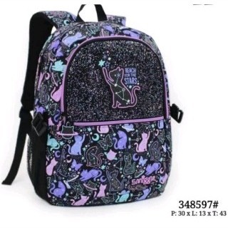 TERBARU Smiggle Backpack I love smiggle, Uni Away, Flower/Tas Ransel Anak/Kado