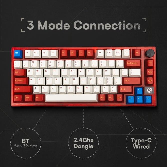 ROVER84 75% Wireless Mechanical Keyboard by Press Play