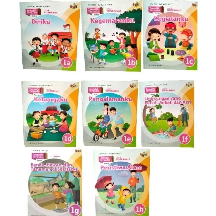 

buku tematik Erlangga kelas 1A -1H (8buku)