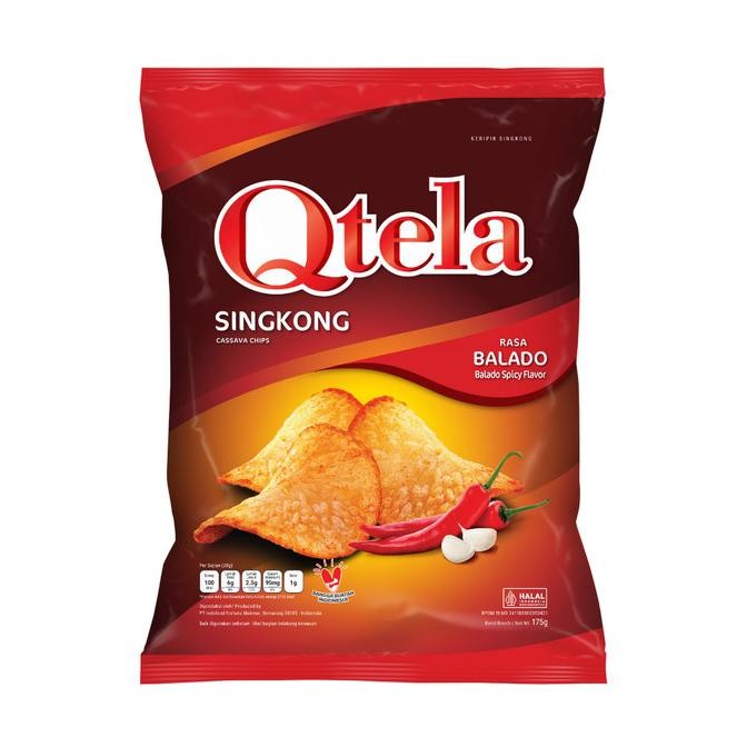 

READY STOCK QTELA SINGKONG BALADO 180 GR - 3 PCS !!!!!