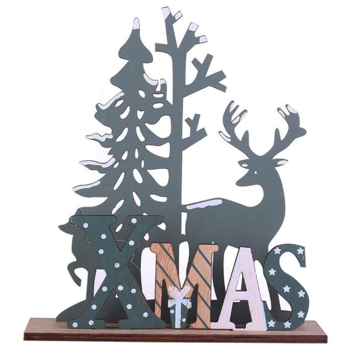 

Sale! Dekorasi aksesoris pajangan natal kayu rusa