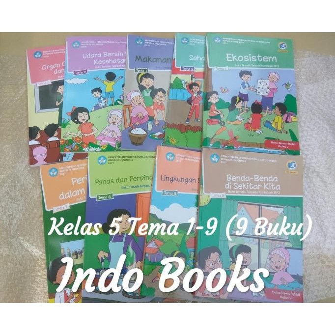 

Paket Lengkap Tematik SD Kelas 5 Semester 1&2 Tema 1-9 (9Buku)