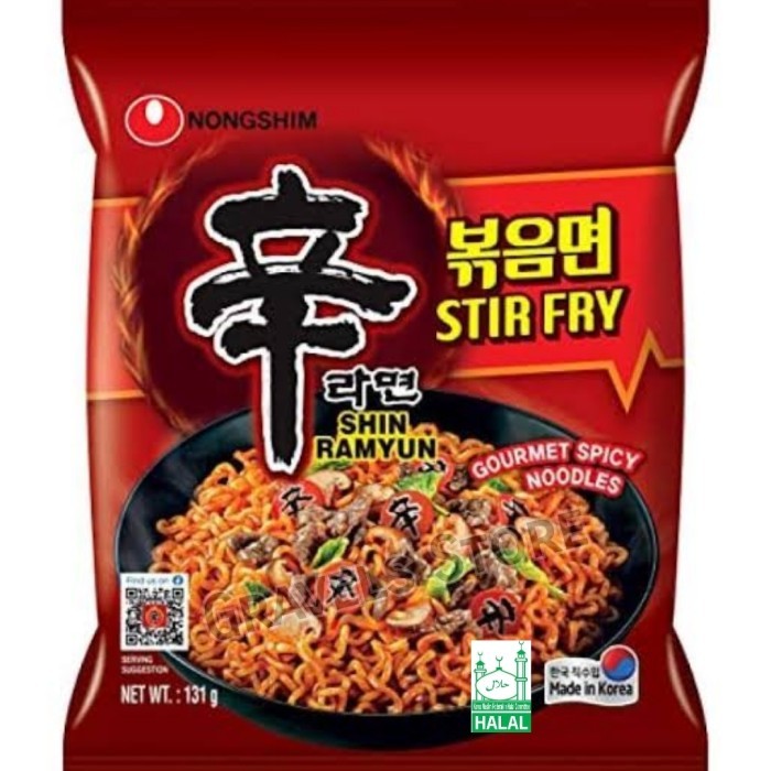 

Logo Halal Nonghim Hin Ramyun Tir Fry Noodle Tir Fried Orea