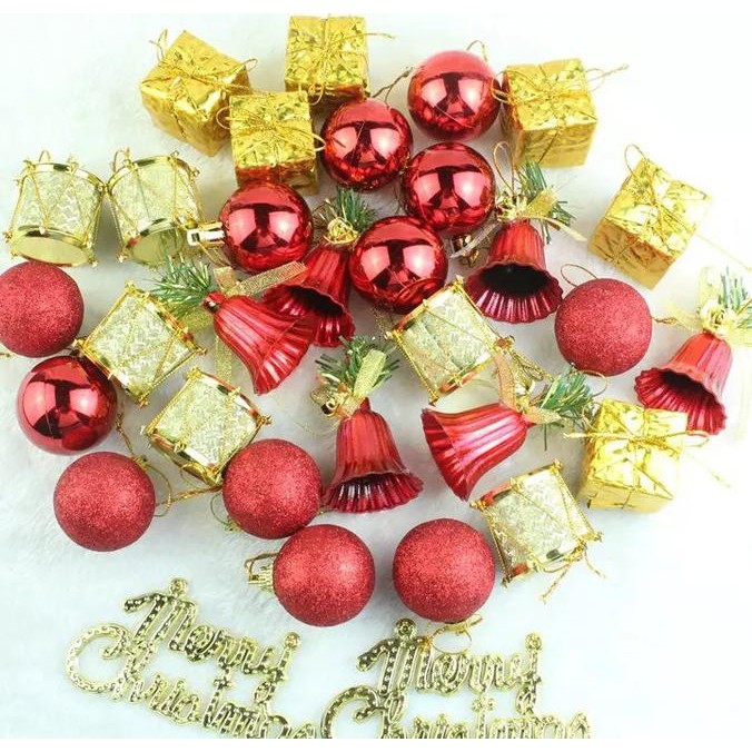 

Sale! Aksesoris dekorasi hiasan pohon natal christmas bola gantungan lucu
