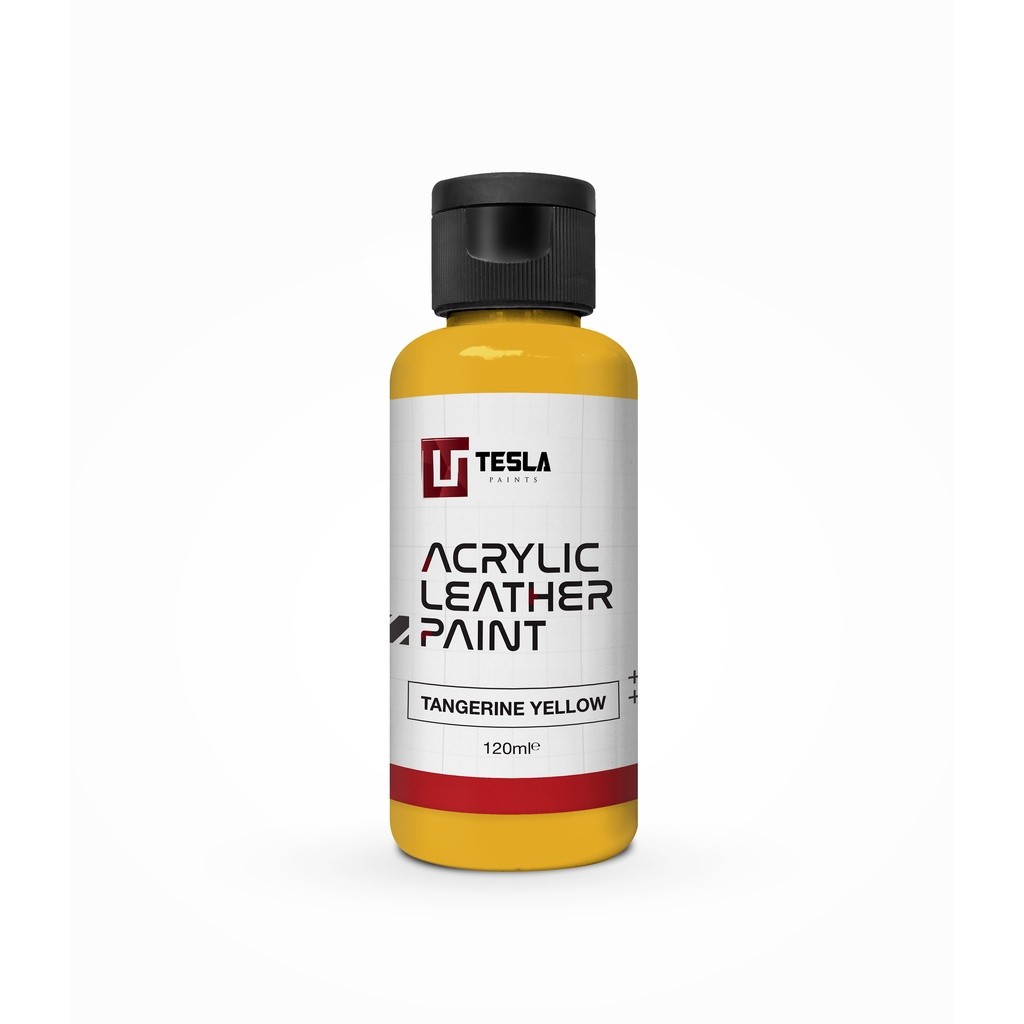 

ACRYLIC LEATHER PAINT - 120ML - TANGERINE YELLOW