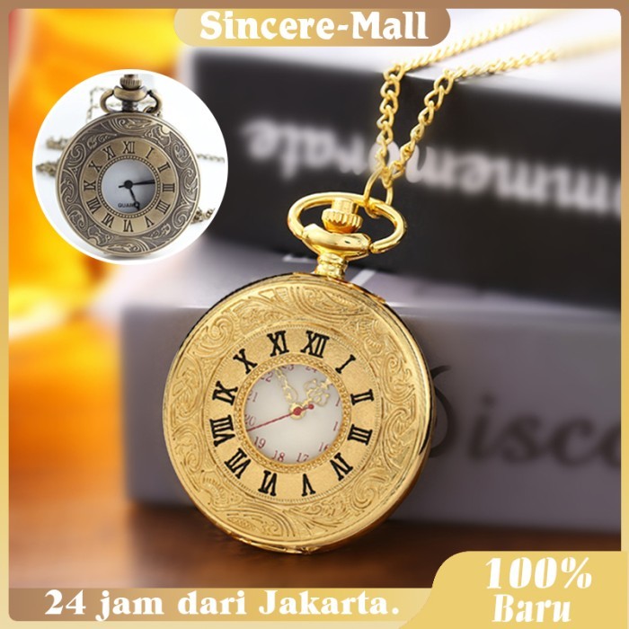 Jam Saku Jam Tangan Unik Saku Vintage Jam Saku Gantung Pocket Watch Vintage Unik Souvenir