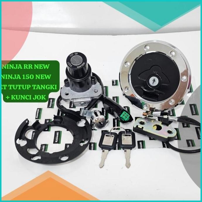 KUNCI KONTAK NINJA RR NEW NINJA 150 RR NEW SET TUTUP TANGKI KUNCI JOK