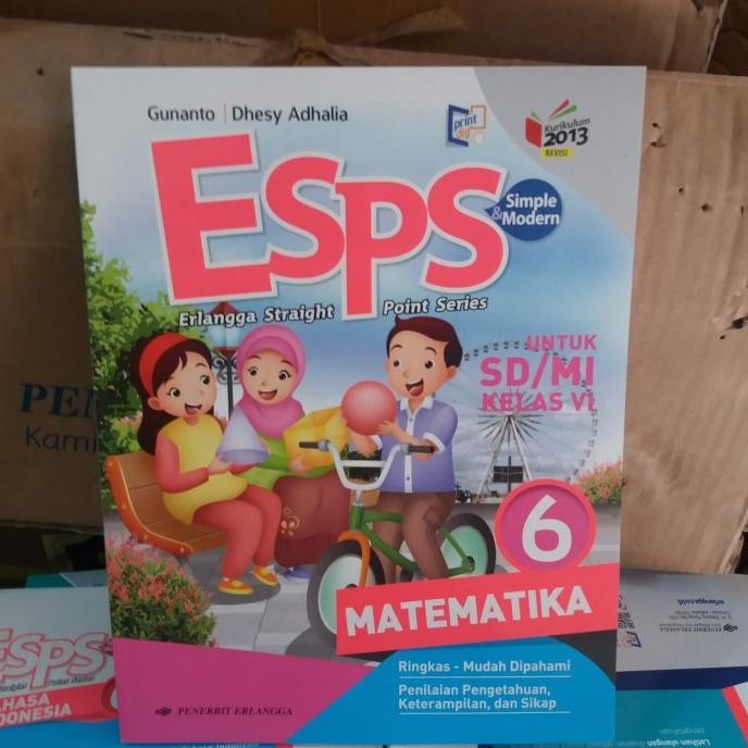 

ESPS Matematika kelas 6 edisi revisi K13 erlangga