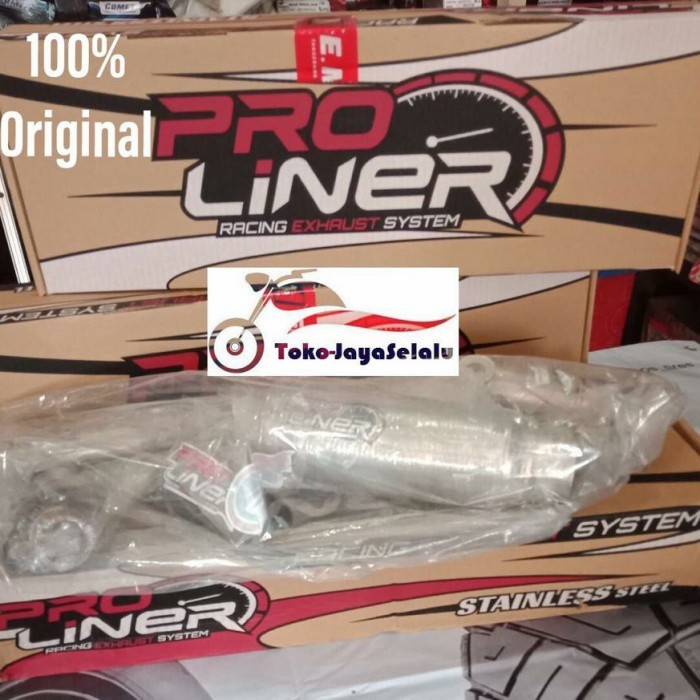 Knalpot Proliner Tr1 Long Titanium Full System Original