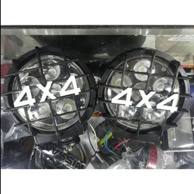 Lampu Tembak Sorot Offroad Led  Cover 4X4 Taft Jimny Katana Hardtop Pajero Fortuner Triton 6Inch