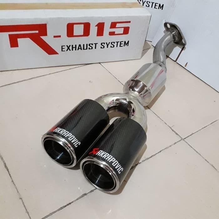 Knalpot Mobil Racing Akrapovic Honda Brio Bolt On System