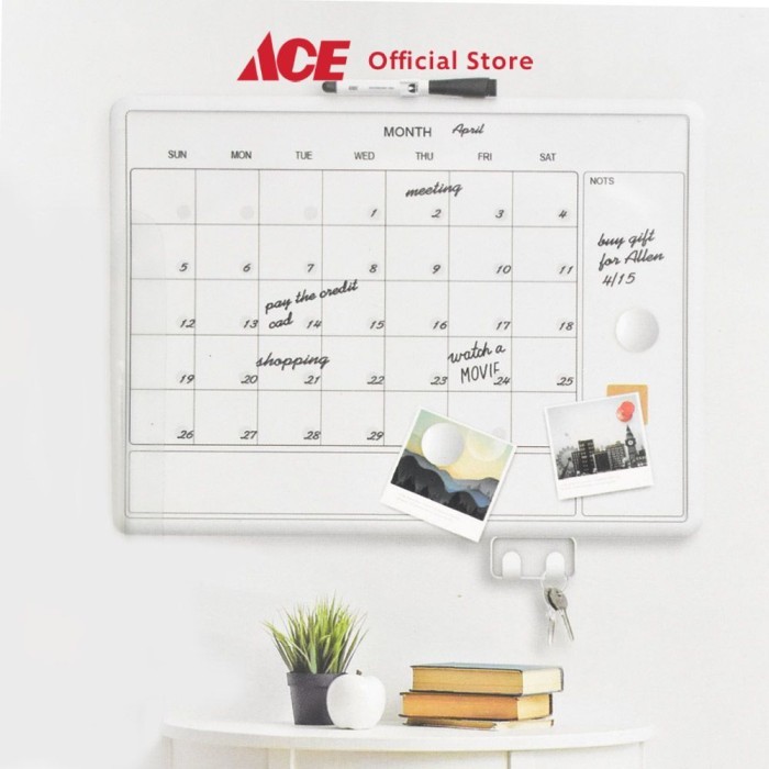 

Odi Magnetic Monthly Planner - Putih