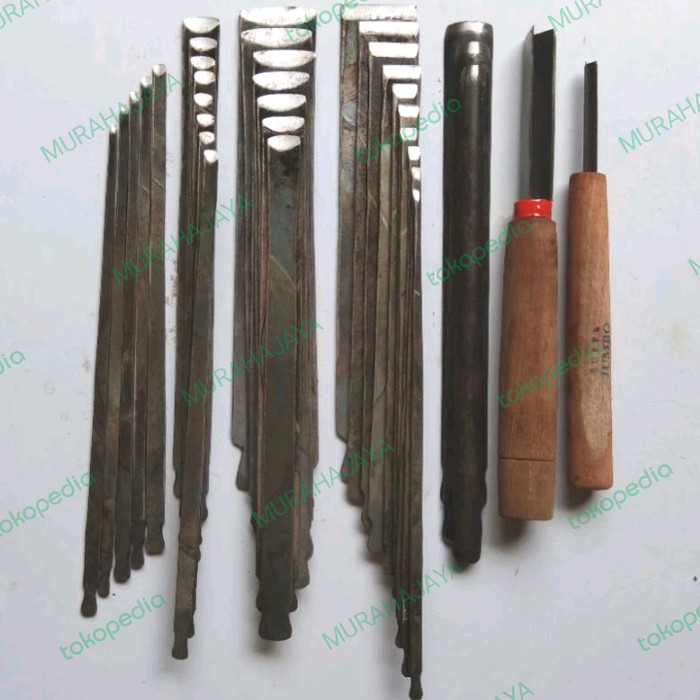 

PAHAT UKIR JEPARA FULL SET 35 pcs BAHAN BAJA SUPER TAJAM SIAP PAKAI