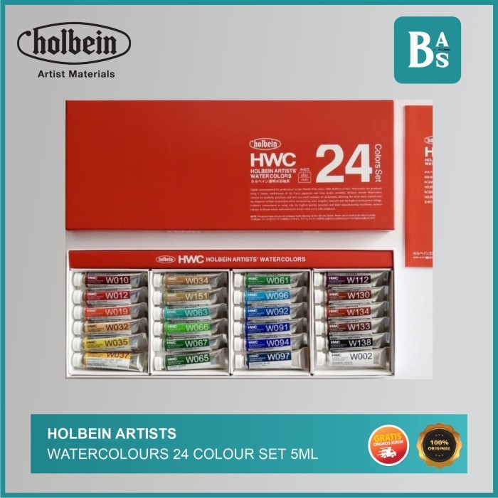 

Holbein Artists' Watercolours 24 colour set 5ml