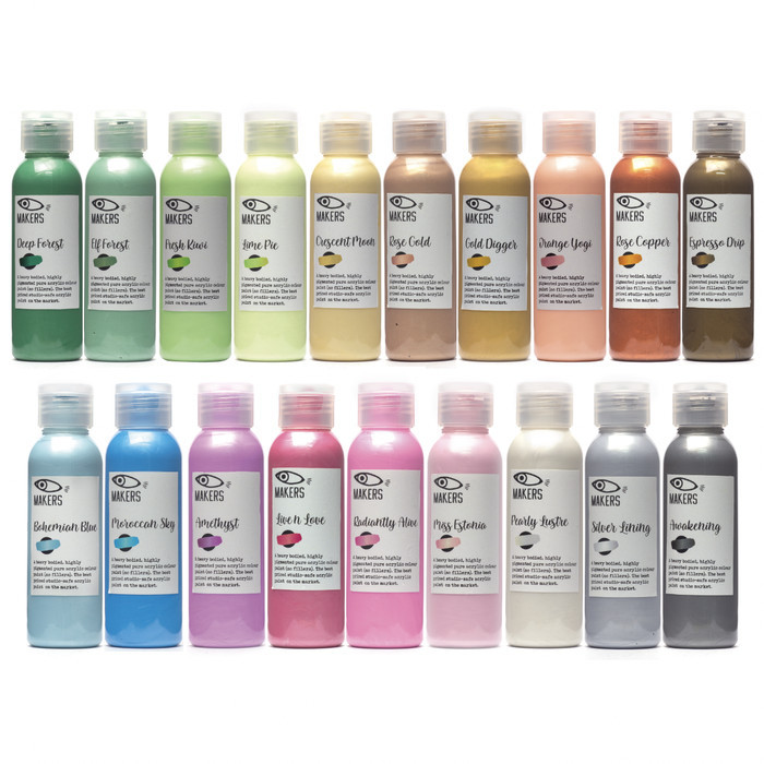 

Metallic Paint Full Set 100ml