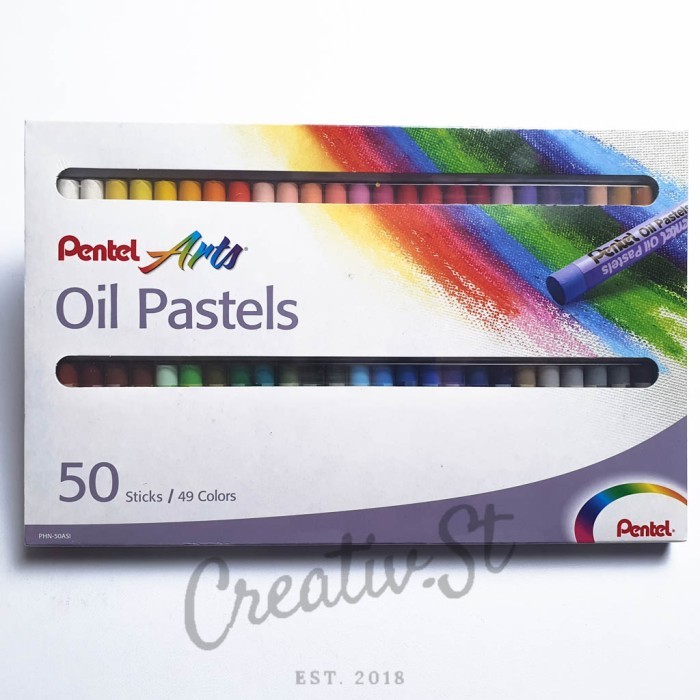 

Crayon Pentel Oil Pastels 50 Warna