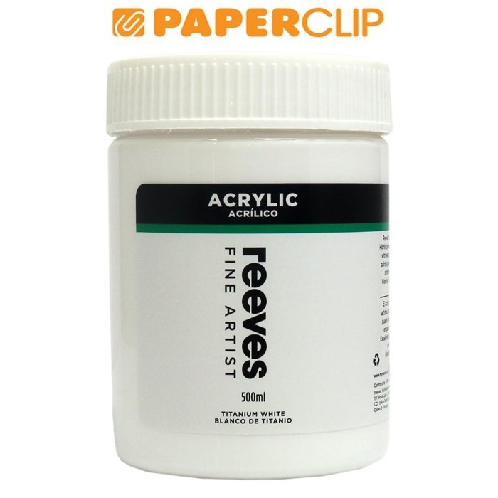 

CAT ACRYLIC REEVES 500ML TITANIUM WHITE 0085400RVS