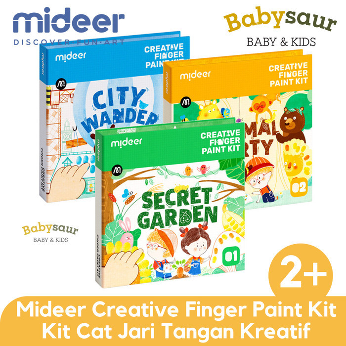 

Mideer Creative Finger Paint Painting Kit Kids Mainan Cat Edukasi Anak
