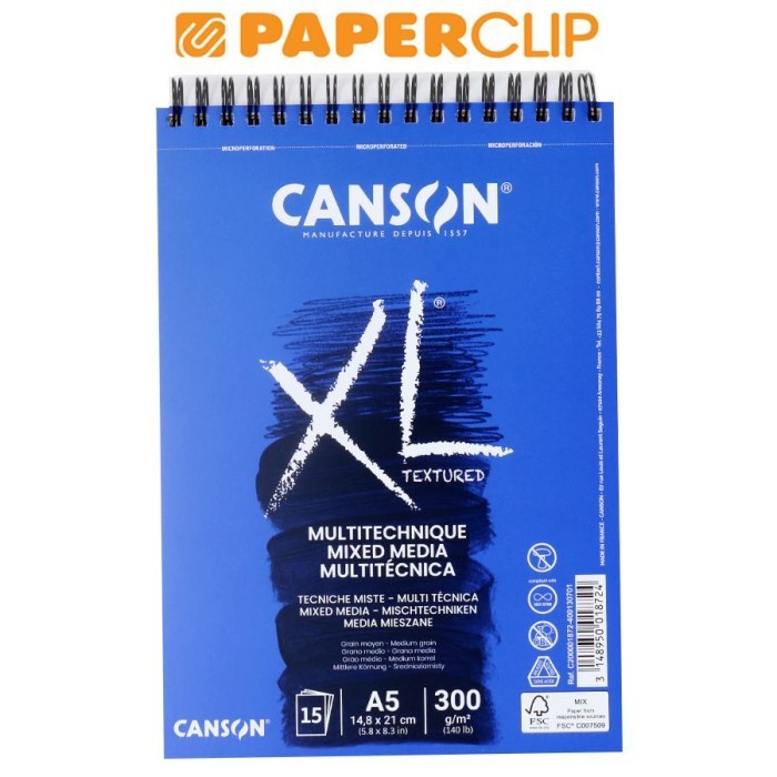 

SKETCHBOOK CANSON 300G A5 MIX MEDIA 200001872CN