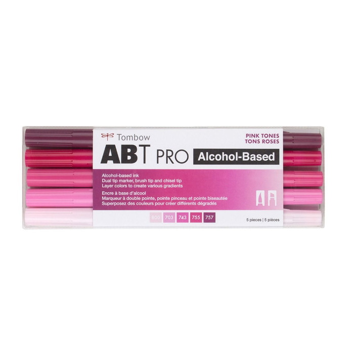 

Tombow ABT PRO Alcohol-Based Art Marker Set - 5-Pack