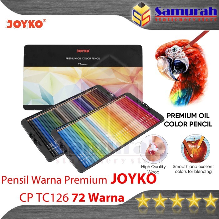 

Pensil Warna Joyko CP TC126 72 Warna / Premium Oil CP-TC126-72 Colours