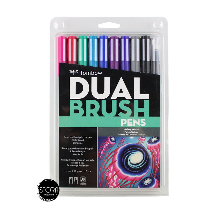 

Tombow Dual Brush Pen Set Galaxy Palette - isi 10