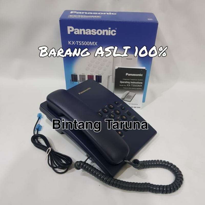 Telepon Kabel Panasonic KX-TS500MX Telepon Panasonic KX-TS500 Pesawat telepon rumah Panasonic