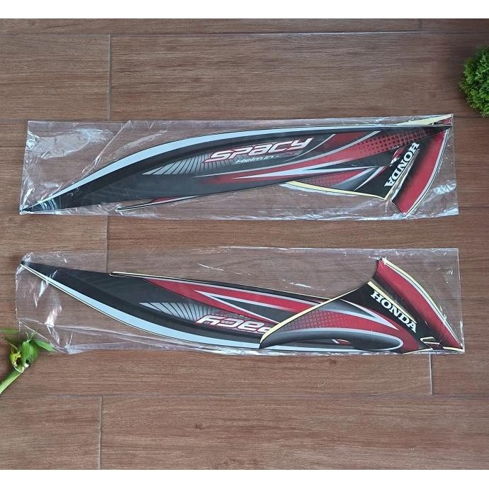 STIKER BODI LIS BODY STRIPING SPACY 2012 HITAM Berkualitas