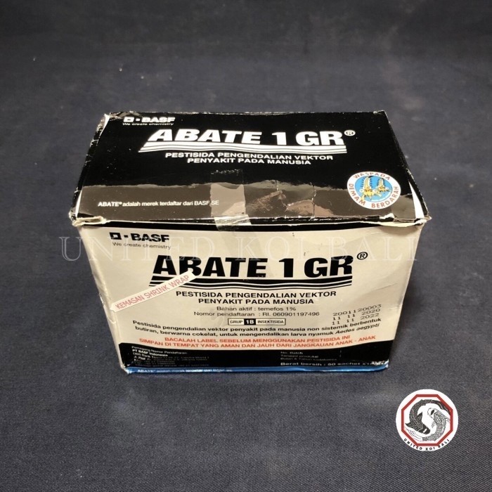 LIMITEDEDITION ABATE OBAT NYAMUK OBAT JENTIK NYAMUK OBAT KOLAM IKAN KOI 1 BOX