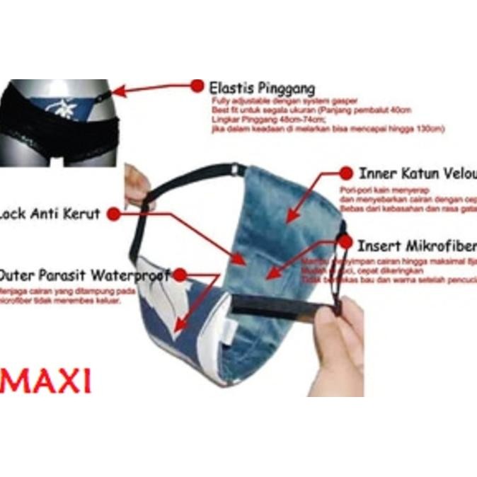 Ready Anannda Menstrual Pad Menspad MAXI Pembalut Kain Cuci Ulang