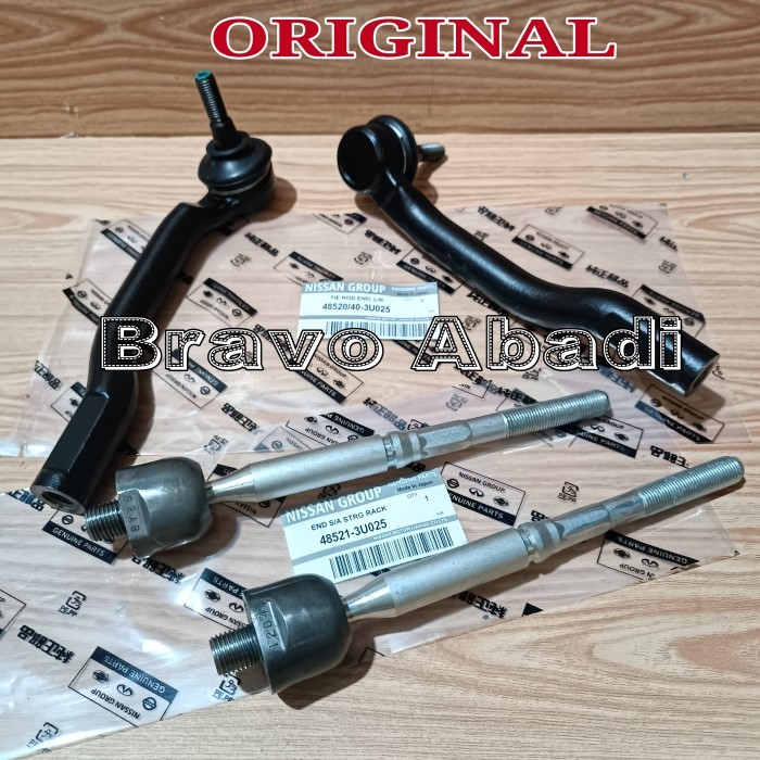 Tie Rod End + 2Pcs Long Tie Rod Grand Livina Original