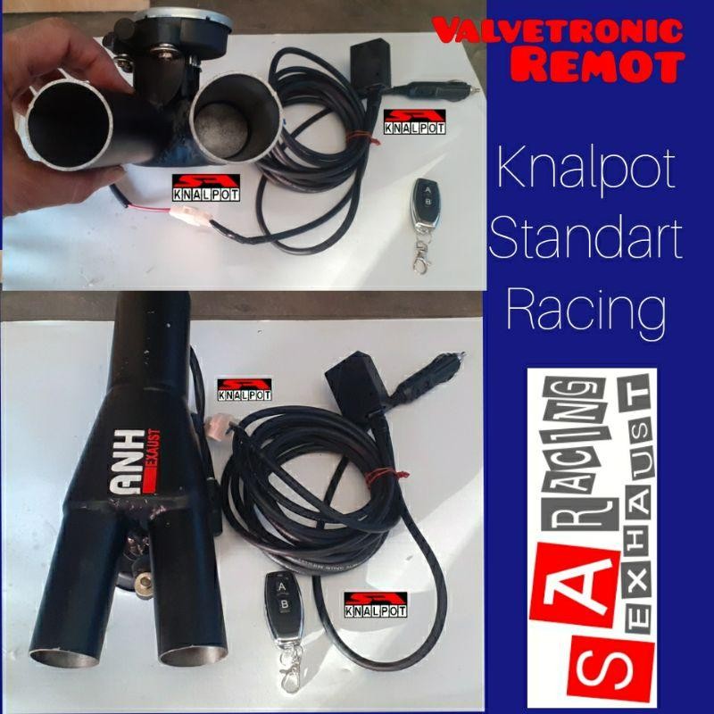 Knalpot Valvetronic Remot Standart Racing Mobil